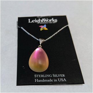 Product thumbnail: Pink Yellow Pear Shaped LeightWorks Pendant