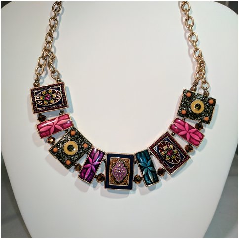 Multi Color Metal and Stones