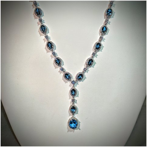 London Blue Topaz Necklace
