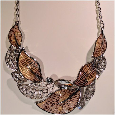 Silver And Gold With Rhinestones