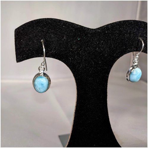 Larimar Drop Earrings