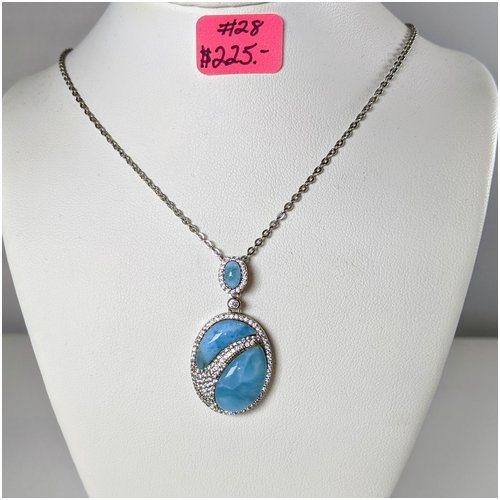 #28 Larimar Necklace