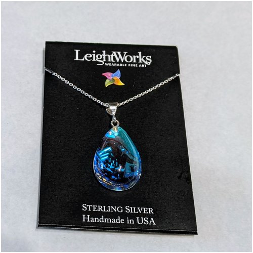 Crystal Pear Shaped LeightWorks Pendant