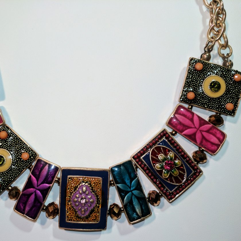 Multi Color Metal and Stones
