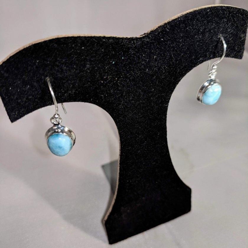 Larimar Drop Earrings