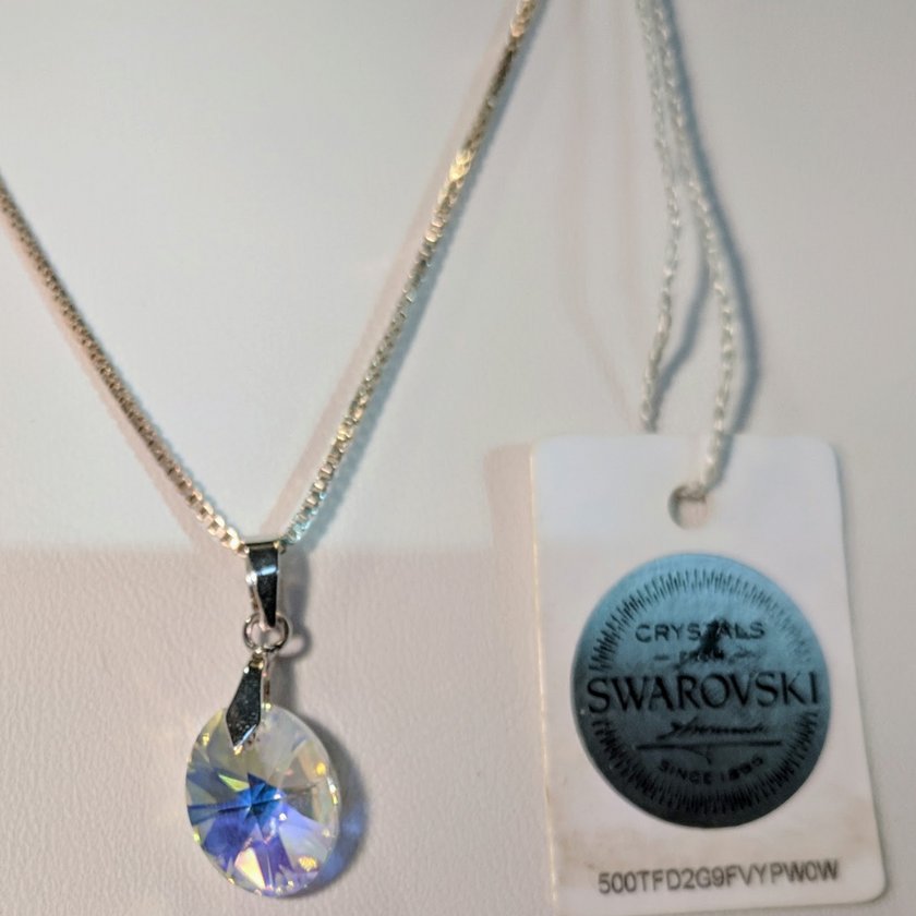 Clear Crystal Swarovski Necklace