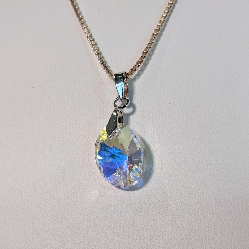 Clear Crystal Swarovski Necklace