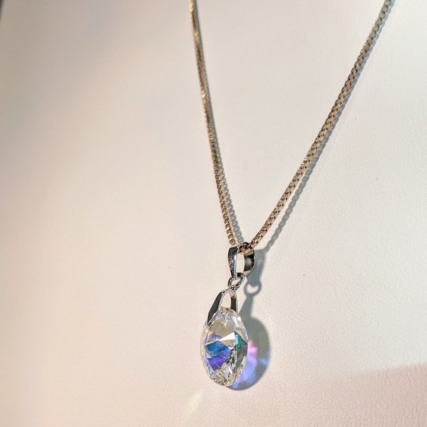 Clear Crystal Swarovski Necklace